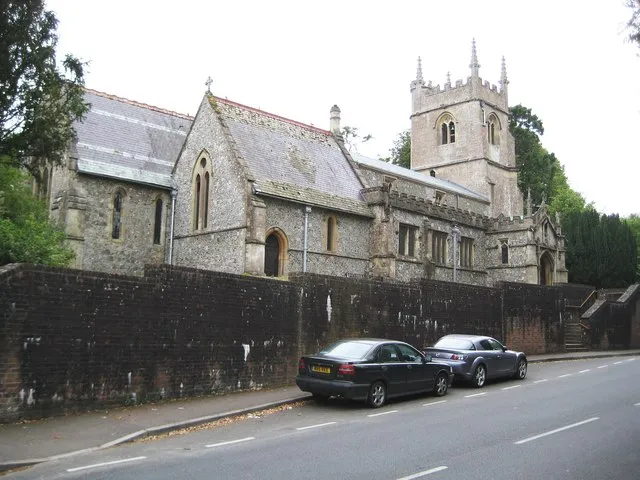 Parish church of St John the Baptist, Church Street, Pewsey, Wiltshire, seen from the northeast