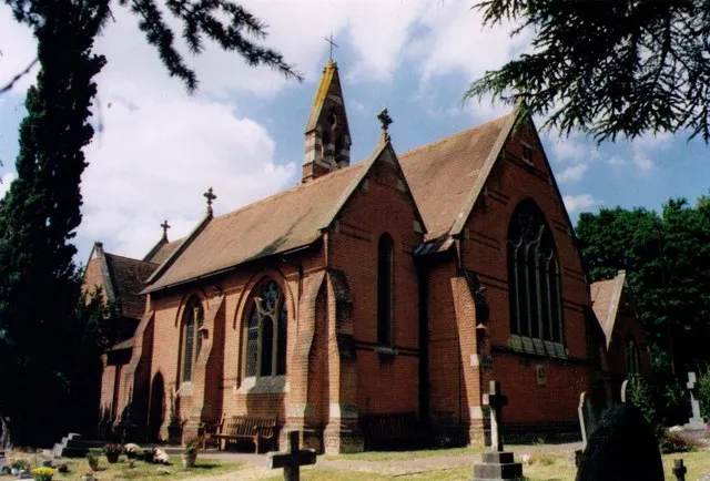 Parish church of St John the Baptist, Waterloo Road, Crowthorne, Berkshire, seen from the southeast
