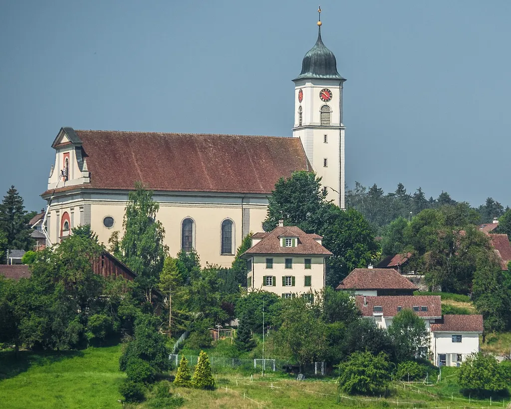 Roman-Catholic Church, Knutwil, Canton of Lucerne, Switzerland