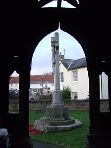 Boxford War Memorial in St Marys Churchyard