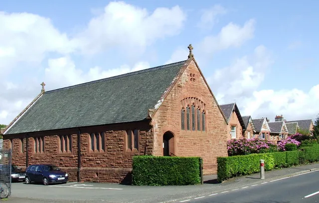 St. Joseph and St. Patrick's RC Church On the A78 in the north of Wemyss Bay. Probably built 1890-1900, listed Grade C(S).