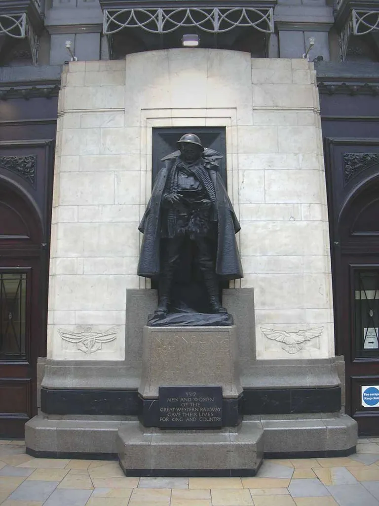 en:Great Western Railway War Memorial, en:Charles Sargeant Jagger, 1922