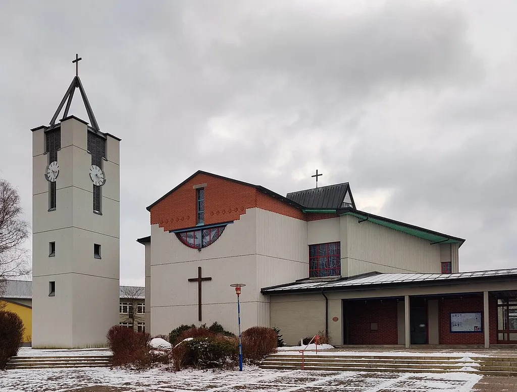 Katholische Hl.-Geist-Kirche Neuhaus, Stadt Windischeschenbach, Landkreis Neustadt an der Waldnaab, Oberpfalz, Bayern, Deutschland
