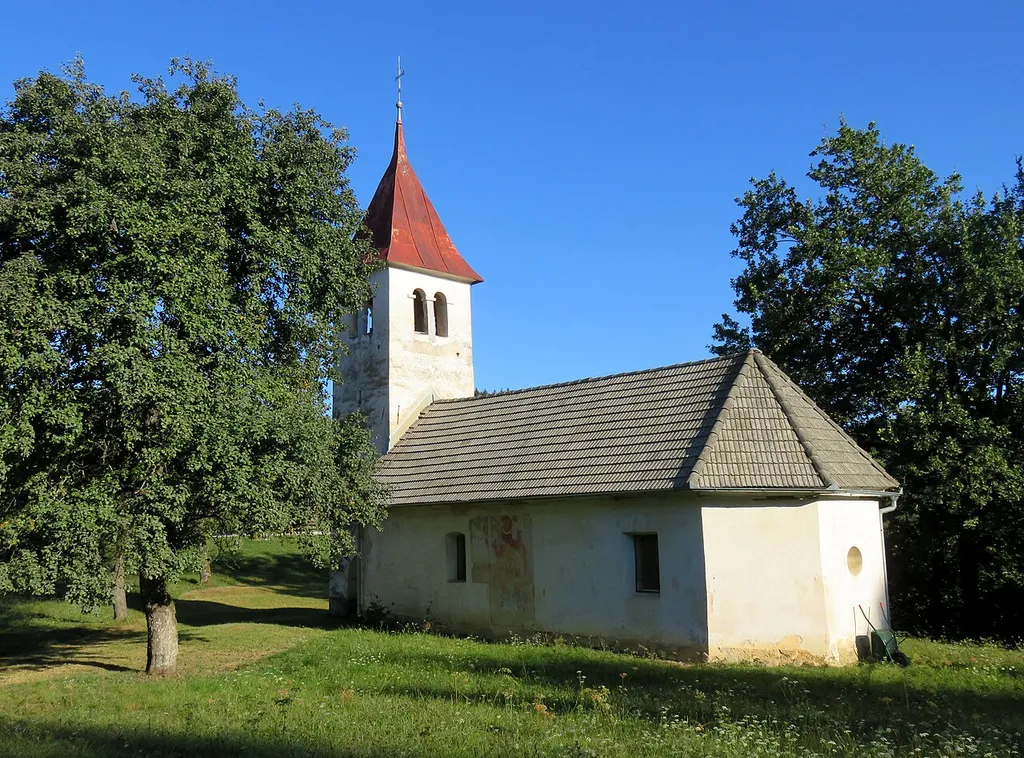 Saint Margaret's Church in Vrh pri Križu, Municipality of Žužemberk, Slovenia