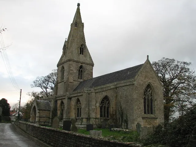 Parish church of St Thomas Of Canterbury, Aunsby, Lincolnshire, seen from the southeast