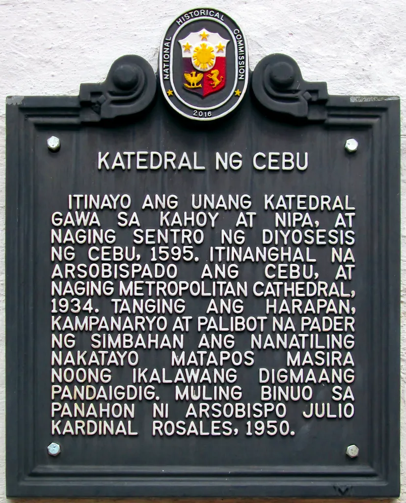 Cathedral of Cebu historical marker