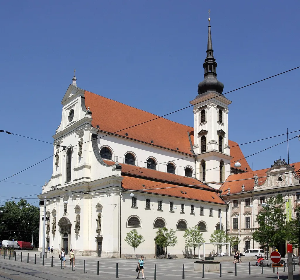 Brno - kostel svatého Tomáše na Moravském náměstí.