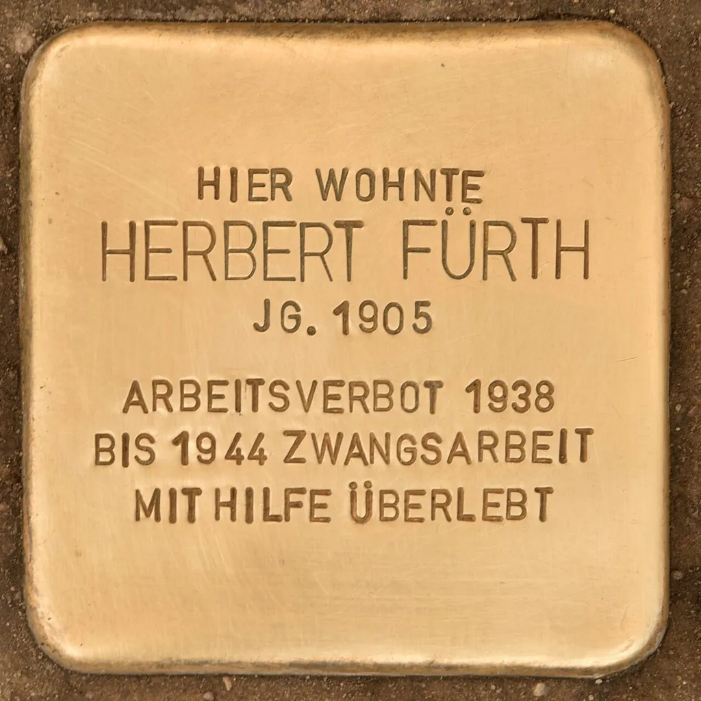 Stolperstein für Herbert Fürth