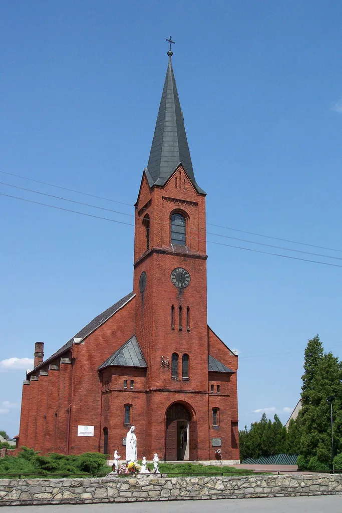 Grodziec, ul. Częstochowska 138 - rzymskokatolicki kościół parafialny p.w. MB Częstochowskiej i św. Wojciecha, 1891