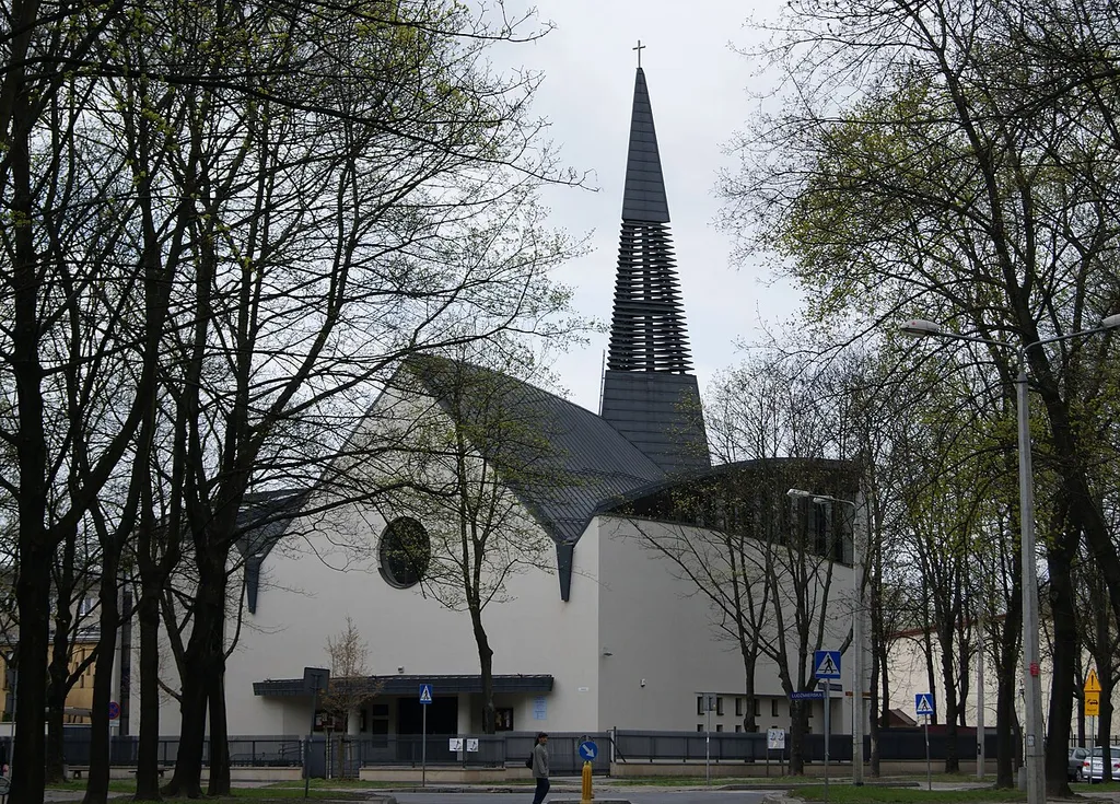 Church of the Sacred Heart of Jesus, 2 Ludzmierska street, Nowa Huta, Krakow, Poland