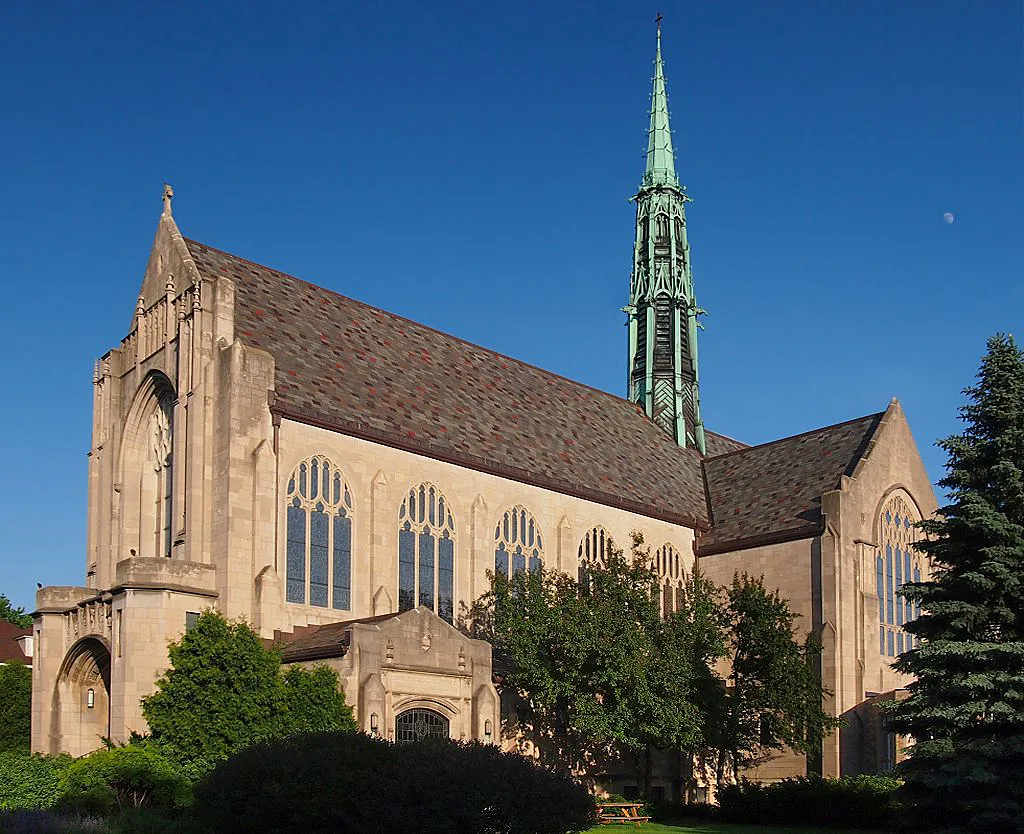 Hamline Methodist Episcopal Church, St Paul, Minnesota, USA This is an image of a place or building that is listed on the National Register of Historic Places in the United States of America. Its reference number is 11000950 (Wikidata).