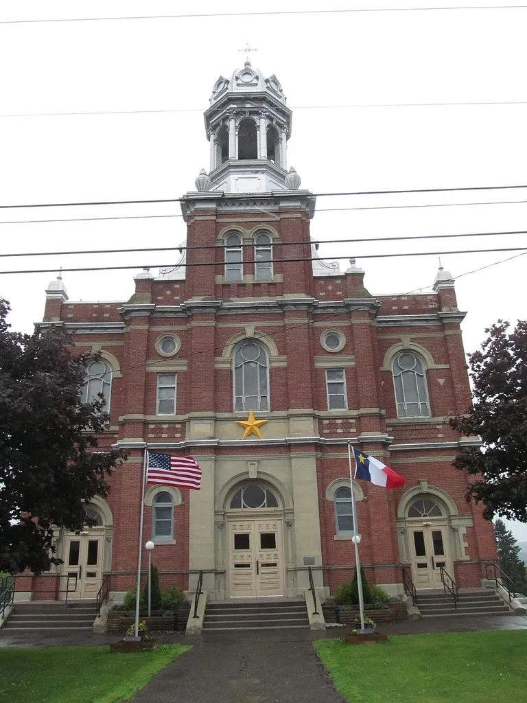 St. David Catholic Church, Madawaska, Maine.