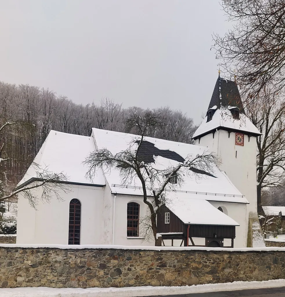 Evangelisch-lutherische St.-Martins-Kirche Thossen, Gemeinde Weischlitz, Vogtlandkreis, Sachsen, Deutschland