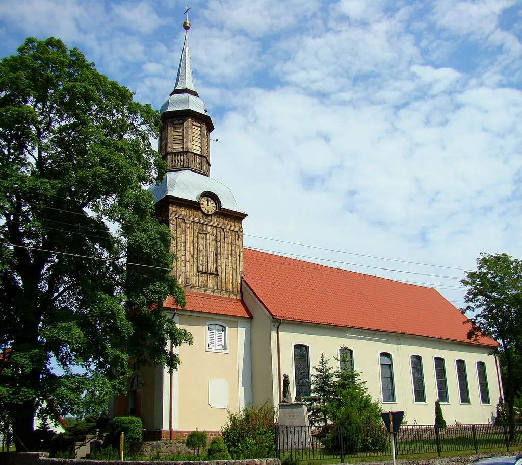 Kościół Podwyższenia Świętego Krzyża w Trzebieży, (Gmina Police, Województwo zachodniopomorskie), Polska