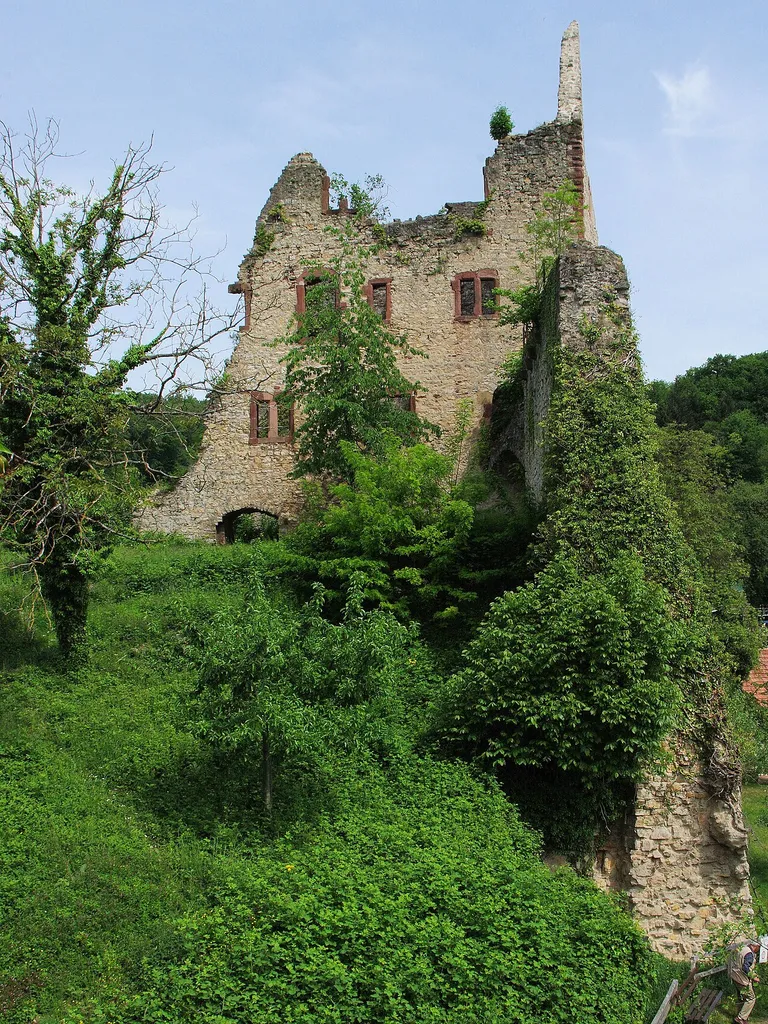 Burg Landeck Blick auf die Oberburg von Süden
