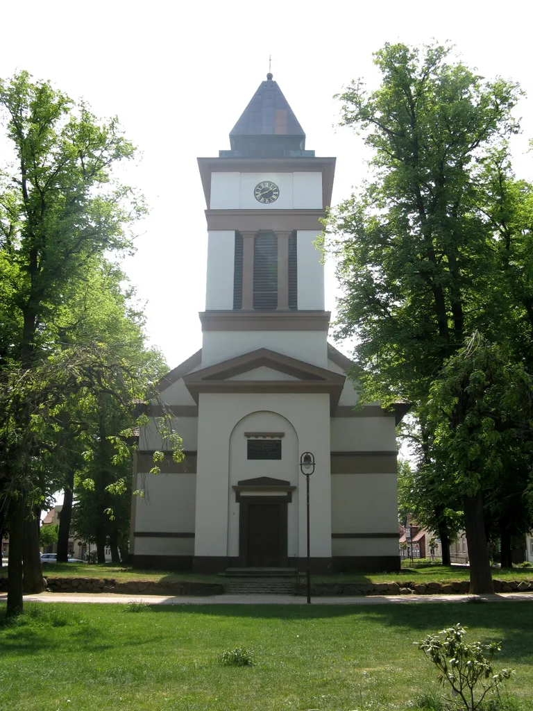 Church in Lübtheen, district Ludwigslust-Parchim, Mecklenburg-Vorpommern, Germany