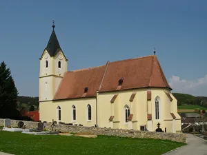 Kath. Pfarrkirche hl. Erhard und Friedhof