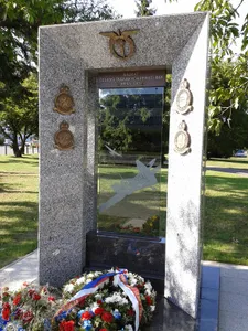 Monument to RAF Czechoslovak squadrons Prague - Ruzyně