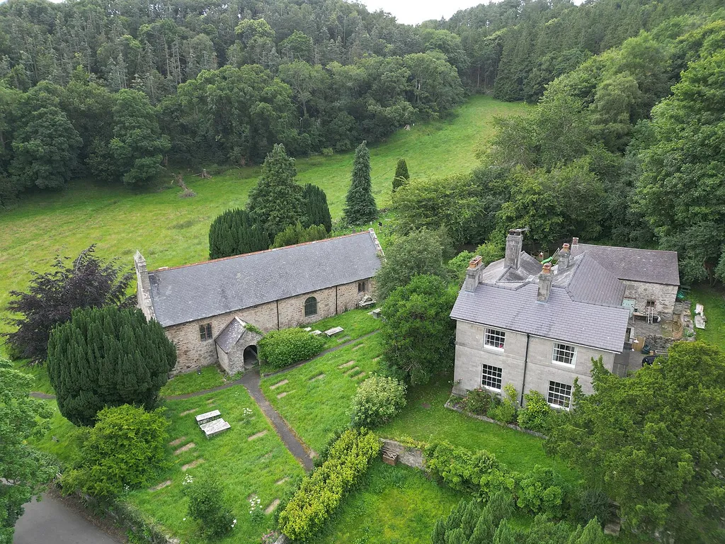 Village and Church of St Mael and St Sulien, Cwm SE of Rhuddlan, Denbighshire, Wales