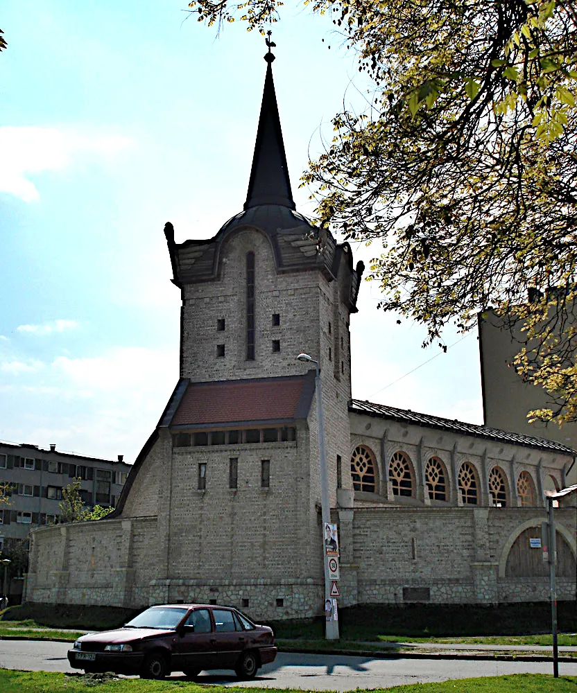 Uppertown Reformed Church. Located:Győri kapu utca, Miskolc, Hungary