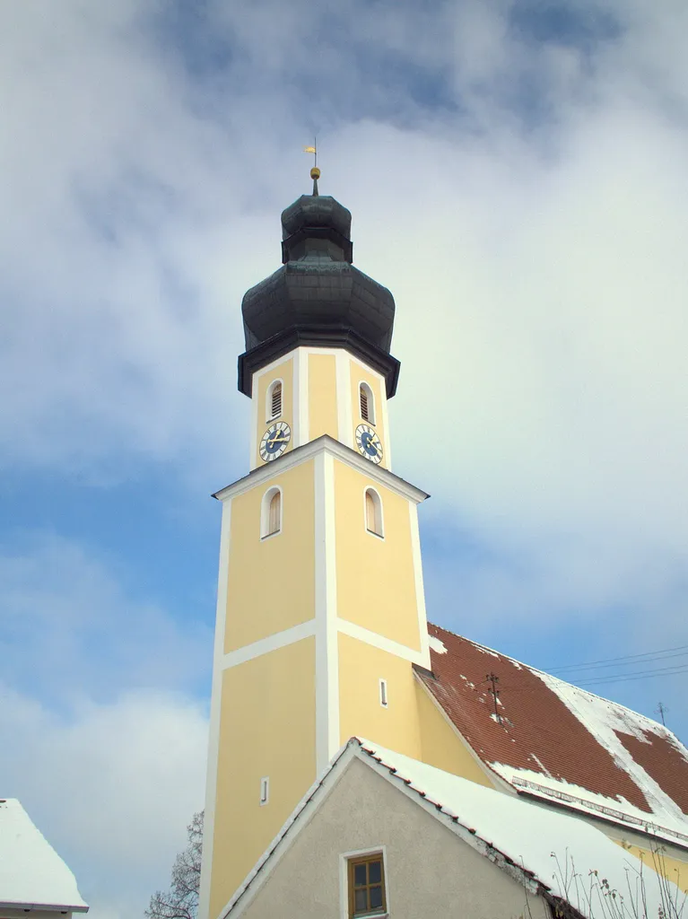 Pfarrkirche Mariä Verkündigung in Günching, Ortsteil der Oberpfälzer Stadt Velburg: