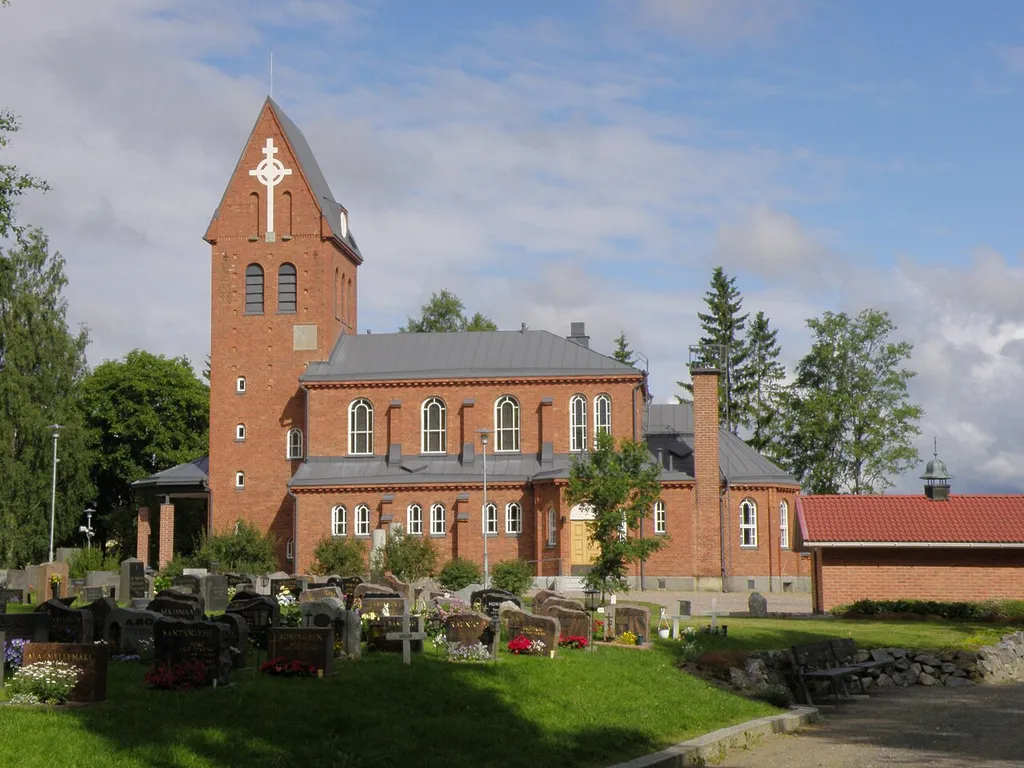 Pirkkala old church in Finland