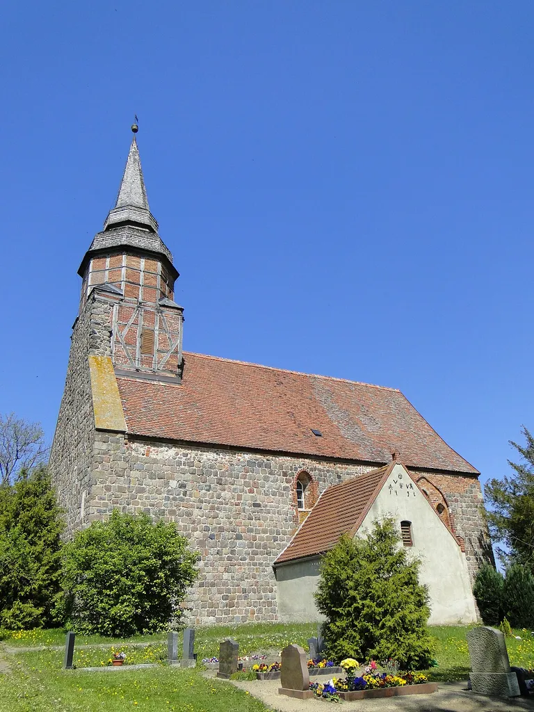 Church in Helpt, district Mecklenburg-Strelitz, Mecklenburg-Vorpommern, Germany