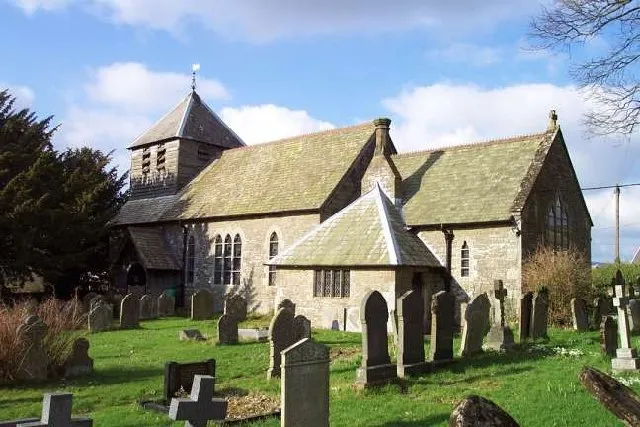 St Michael &amp; All Angels parish church, Wentnor, Shropshire, seen from the southeast