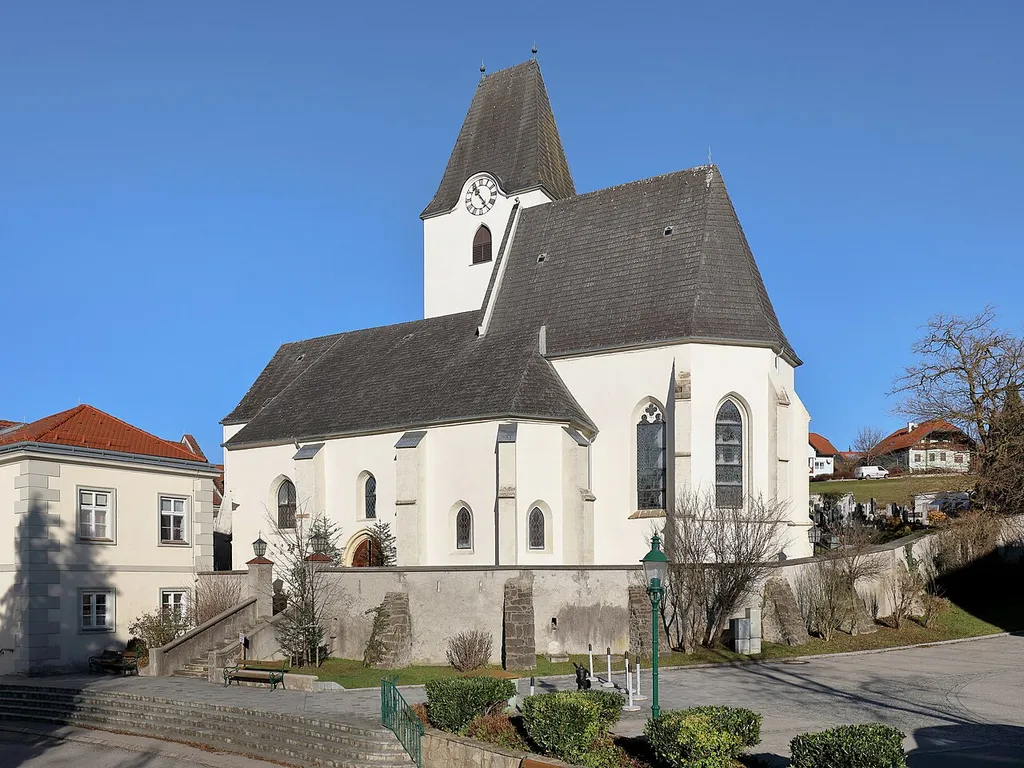 Saint Maurice church in Kasten bei Böheimkirchen, Austria.