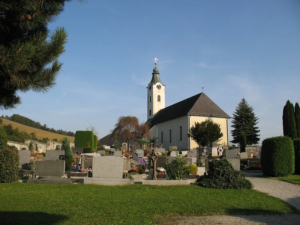 Kath. Filialkirche hl. Petrus und Friedhof