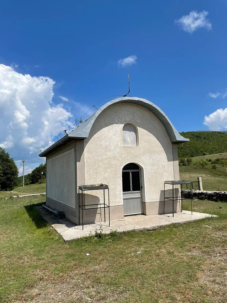 View of the St. Elijah Church in Ilino Monastery