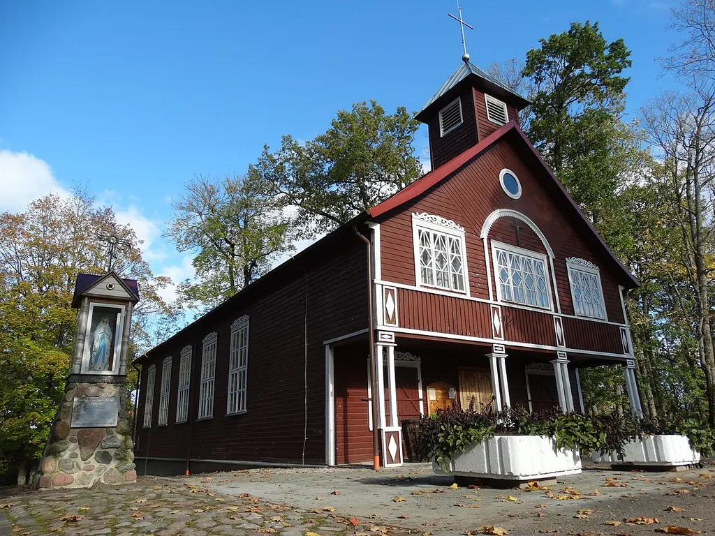Church in Degaičiai, Telšiai district, Lithuania