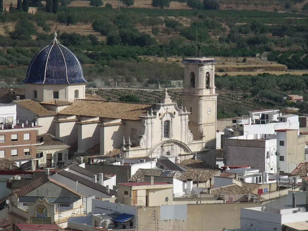 Iglesia de San Juan Bautista de Chiva (Valencia).