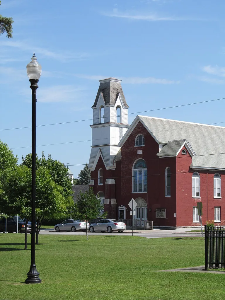 Methodist Church, Swanton, Vermont This is an image of a place or building that is listed on the National Register of Historic Places in the United States of America. Its reference number is 01000219 (Wikidata).