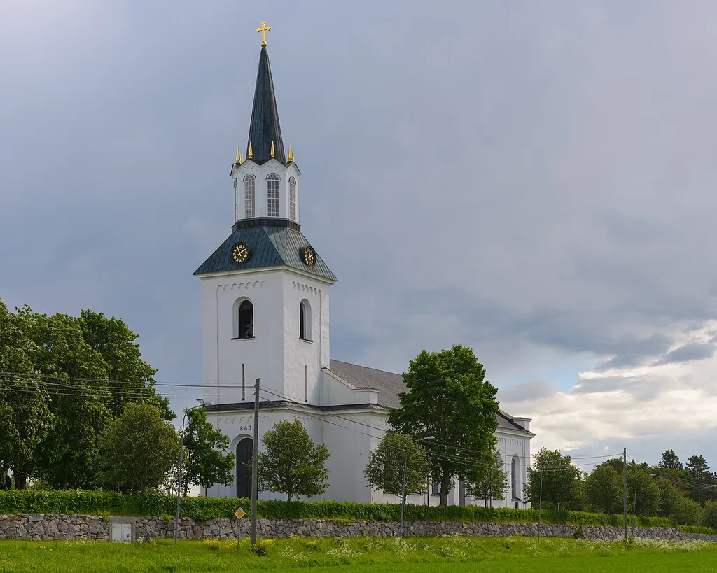 Västlands kyrka (church), Tierp Municipality. Västlands parish, Archdiocese of Uppsala, Church of Sweden.