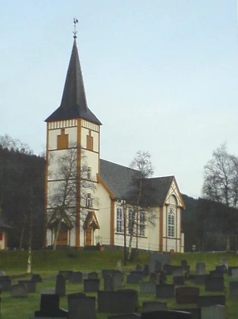 Røvik church, Molde, Norway.