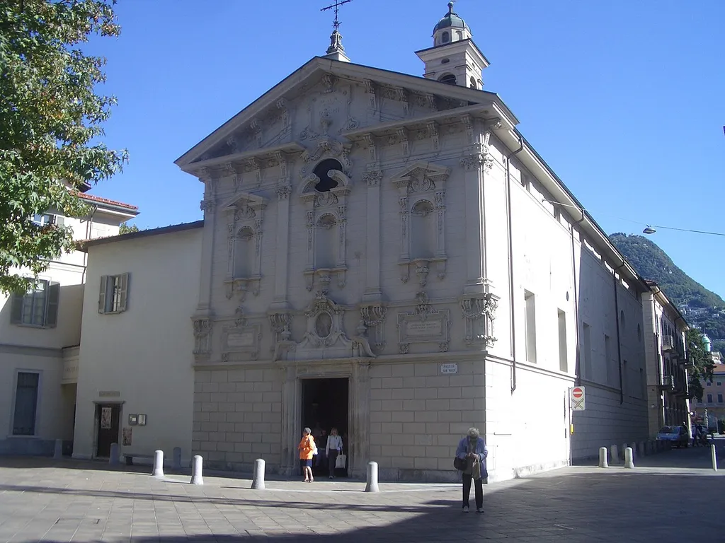 Lugano, Church of San Rocco, façade