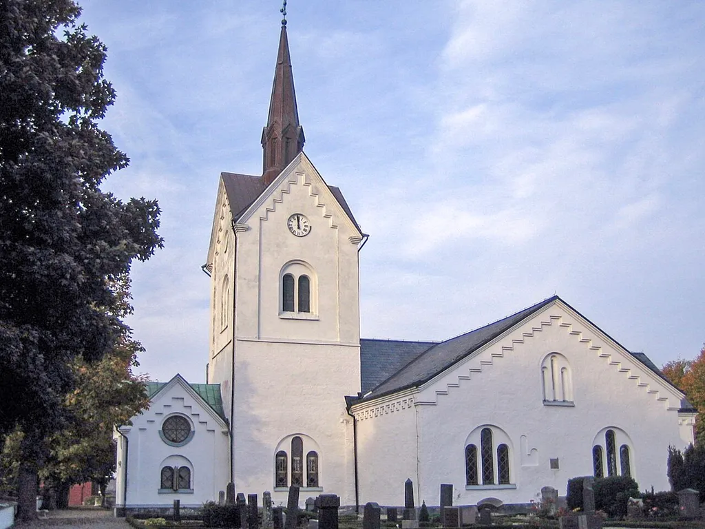 The church of Östra Vemmenhög, Skåne, Sweden.