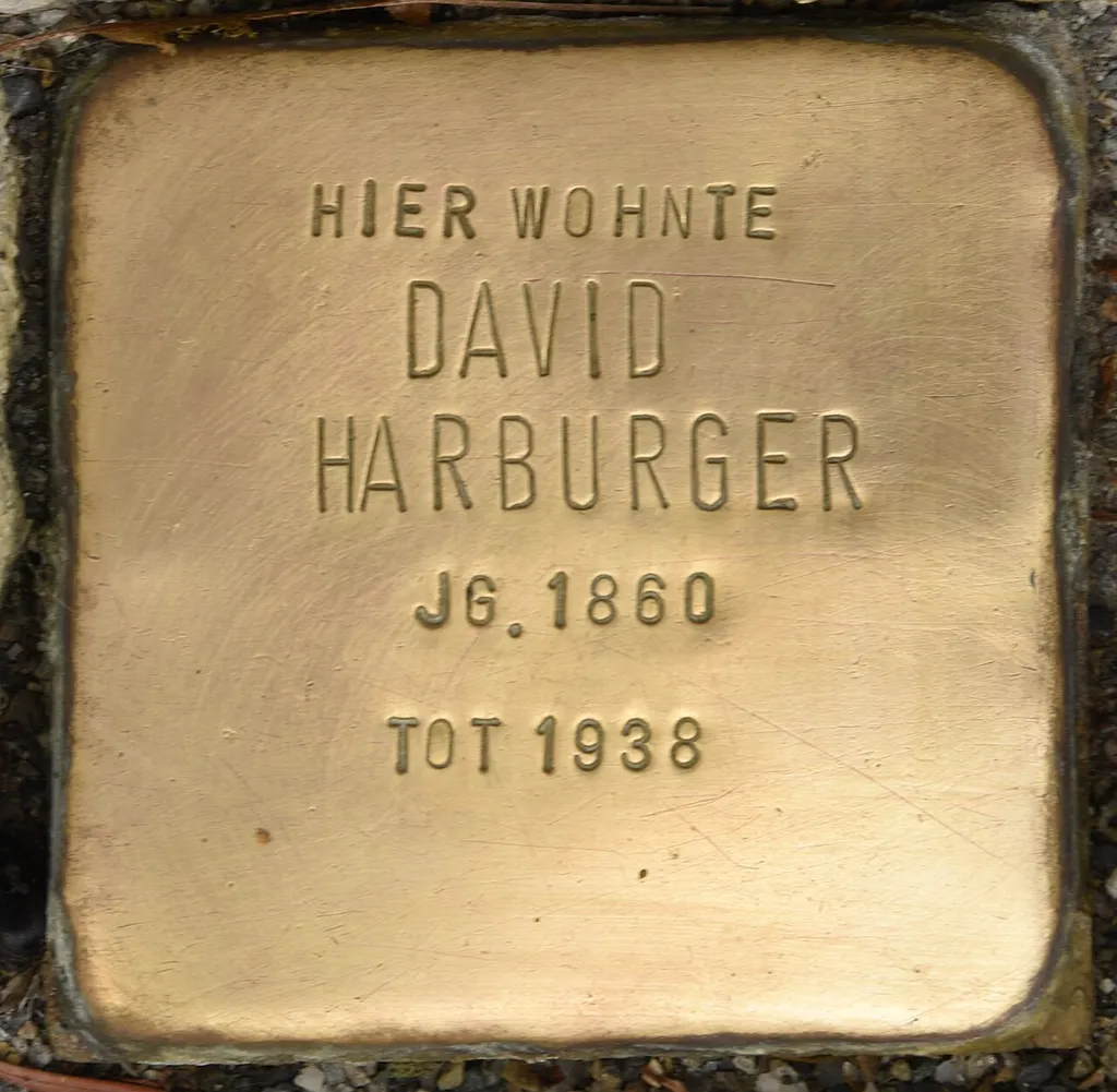 Stolperstein für David Harburger