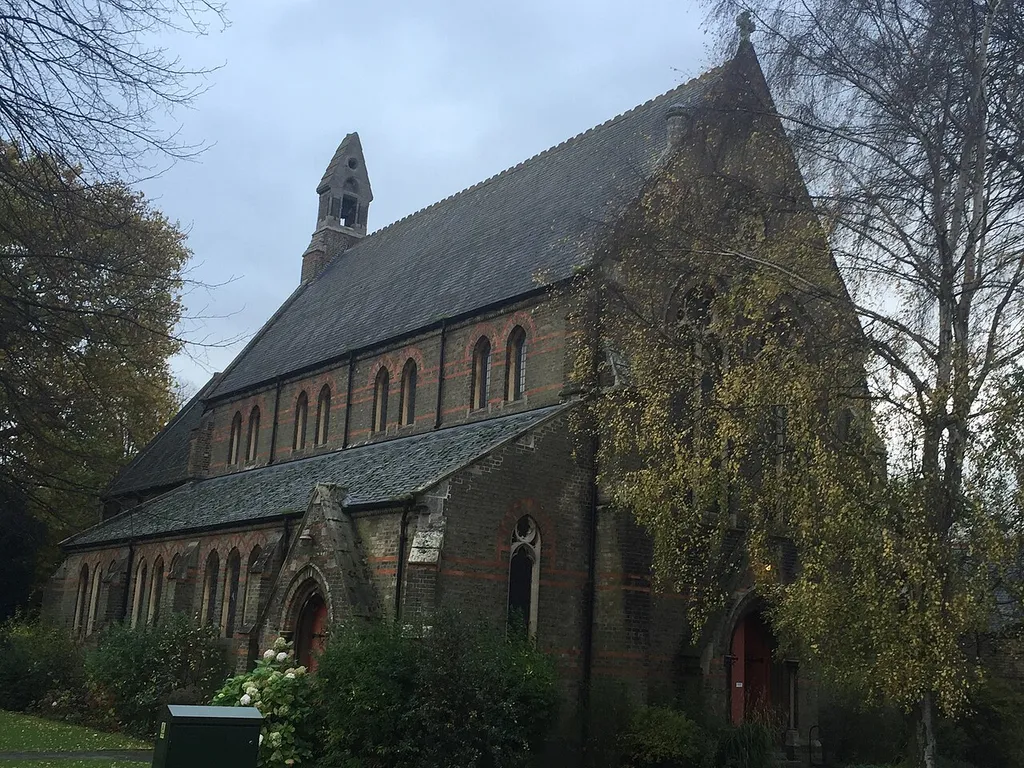 St Augustine's parish church, Lynn Road, Wisbech, Cambridgeshire, seen from the west
