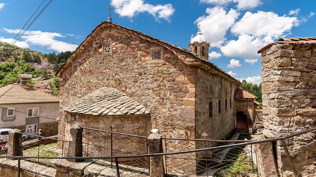 Backside of the St. John the Baptist Church in Kratovo