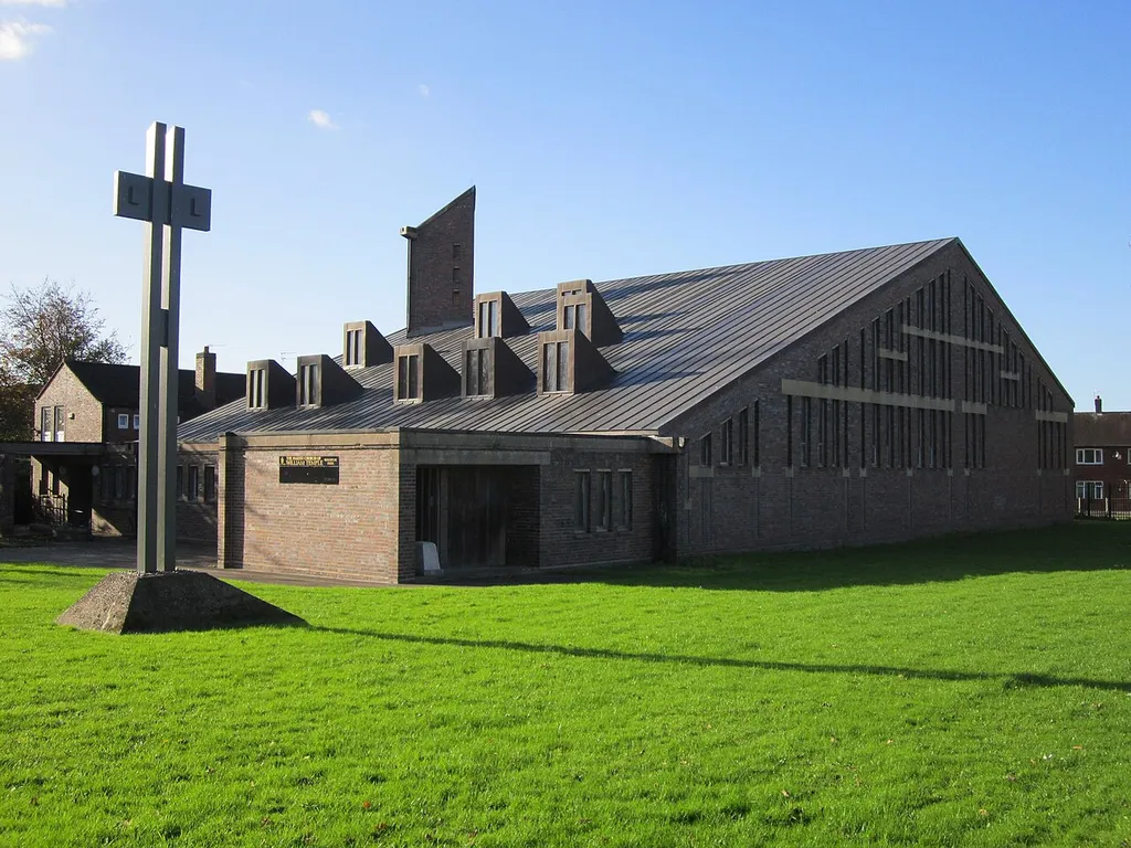 William Temple Church, Wythenshawe, Manchester, England.