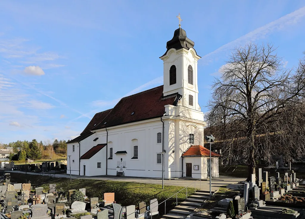Saint Vitus church in Klein-Engersdorf, Lower Austria.