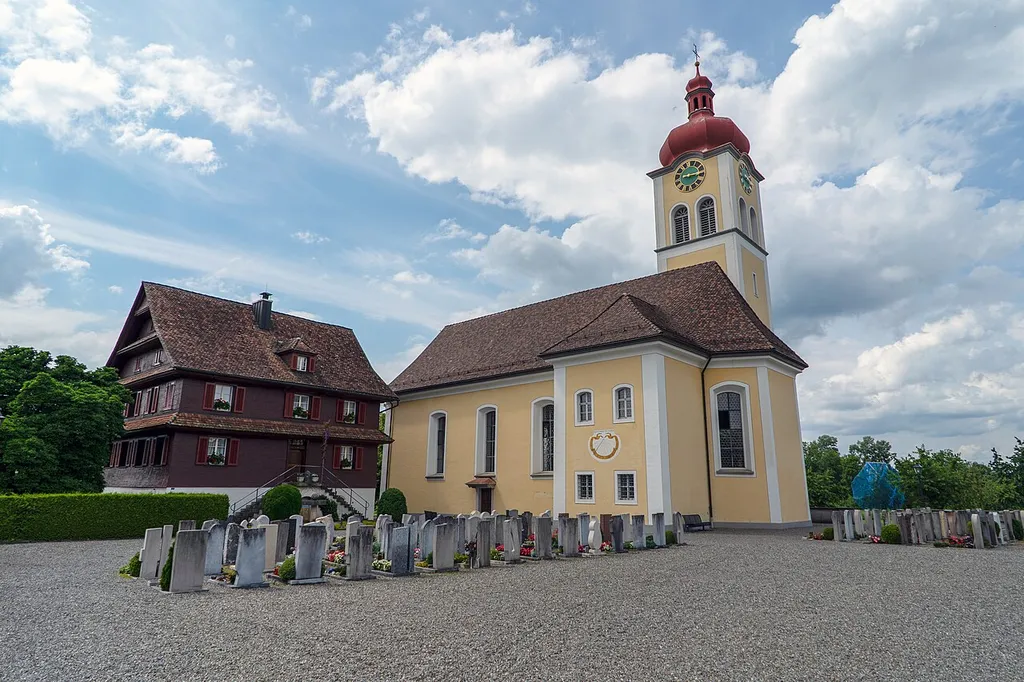 Village Church St. Luzia in Aesch LU.