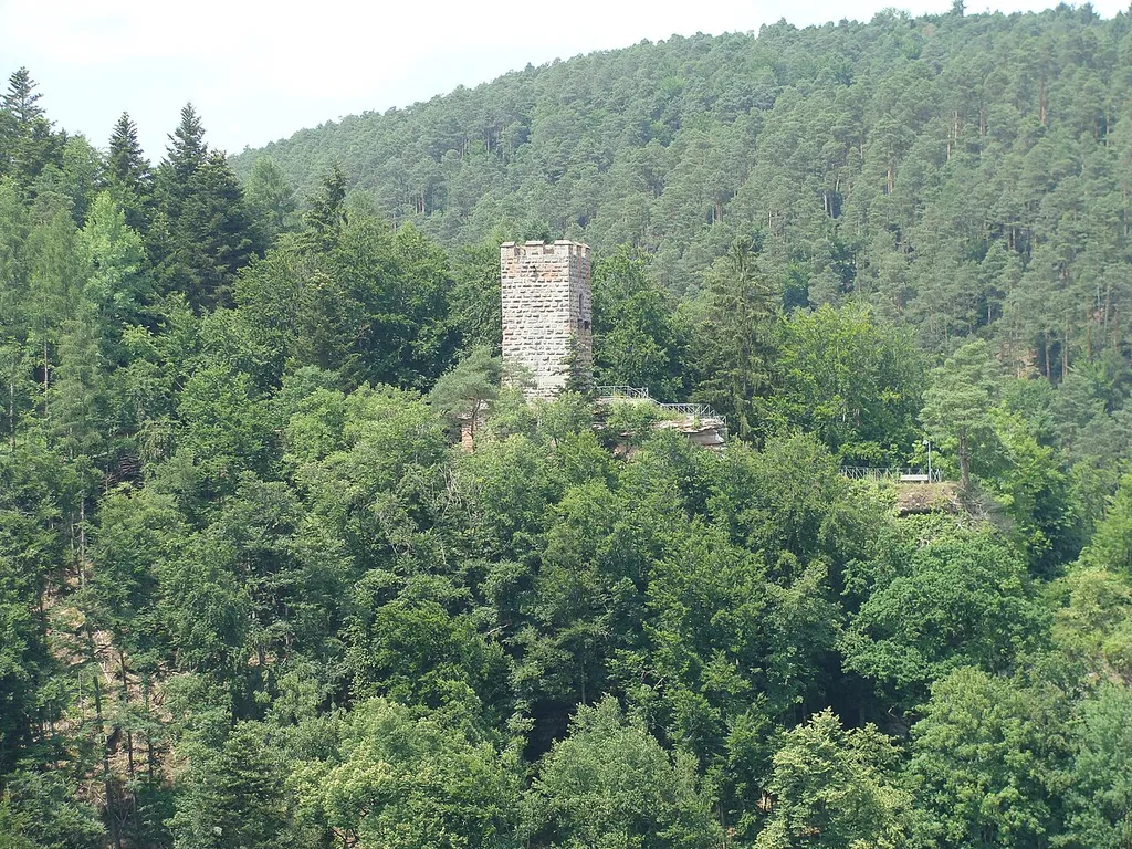 Burg Erfenstein im Speyerbachtal (Pfälzerwald)