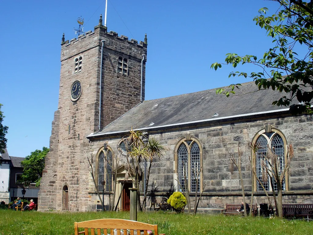 St Chad's Church, taken from the south of the church.