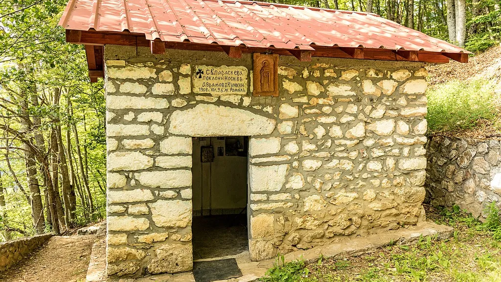 View of the St. Petka Church in the village Lazaropole