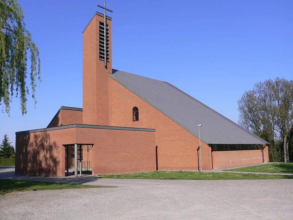 The church of Oupeye, Belgium.