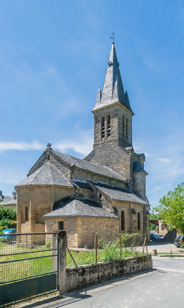 Saint Peter Church of Pierrefiche, Aveyron, France