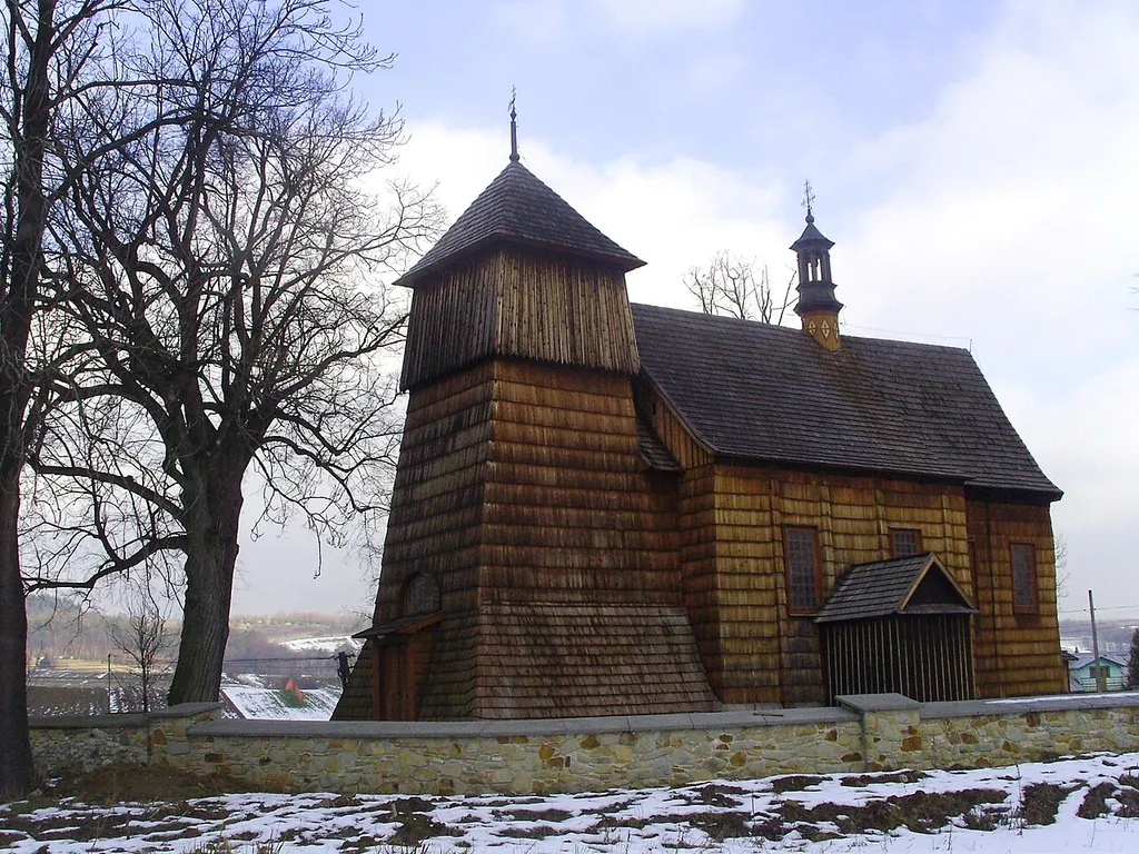 Kościół św. Katarzyny w Gogołowie z XVII wieku.